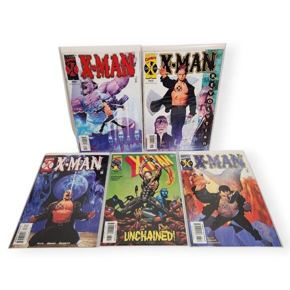 Marvel Comics X-Man Counter Issues #62 - #66 Comic Books Lot NM Pre-owned - Picture 1 of 8